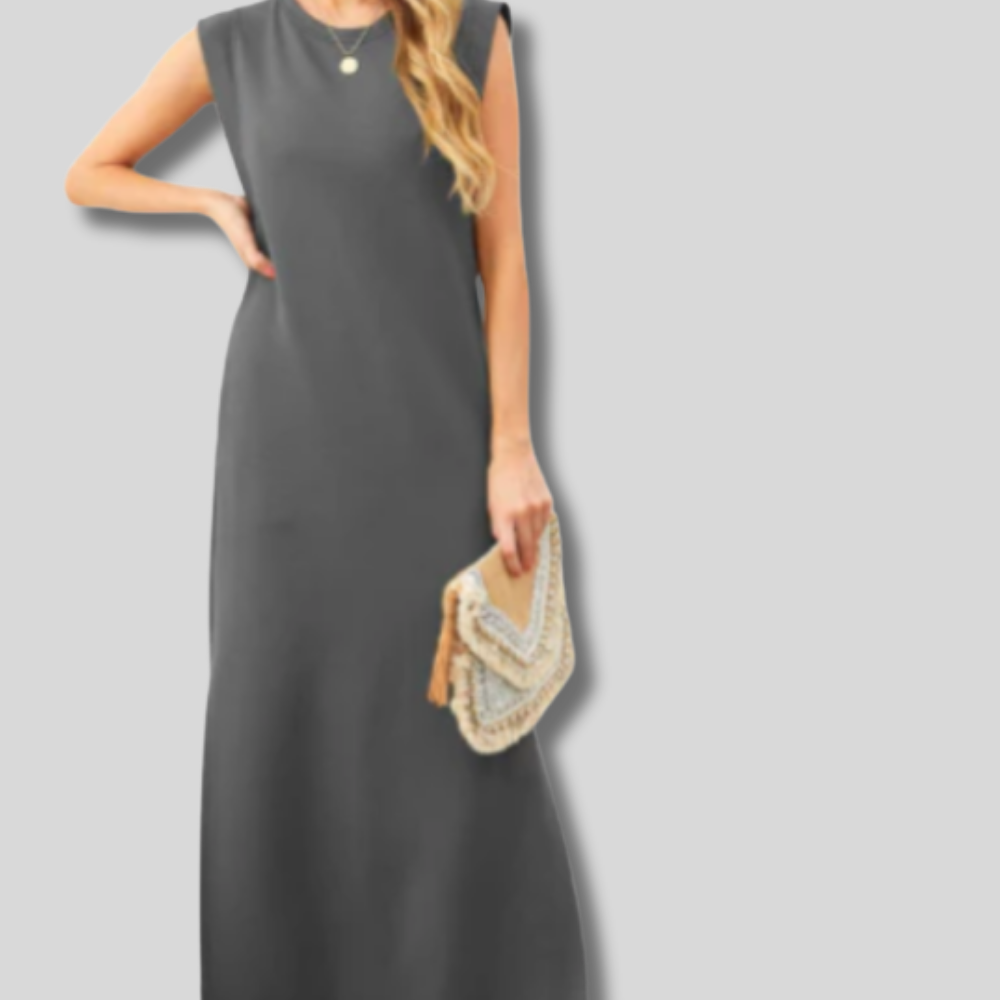 Splitstun - Loose Maxi Dress with Split - Stylish & Comfortable Women's Summer Dress