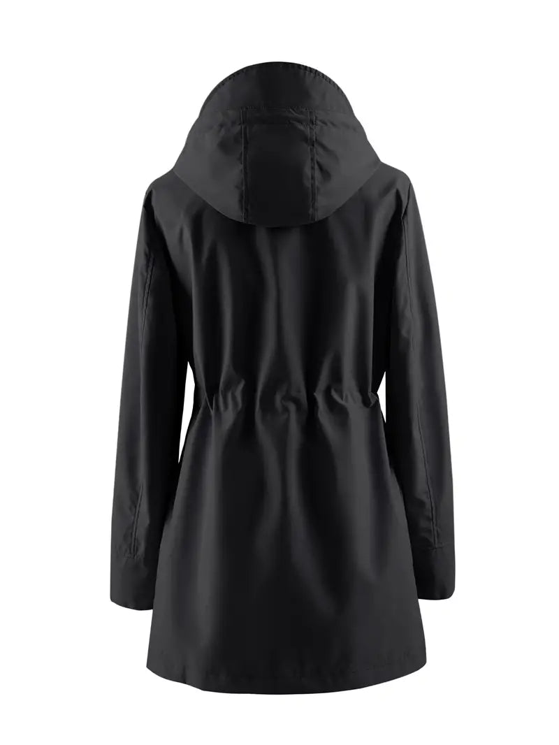 Kiah - Women's Elegant Long Sleeve Rain Coat