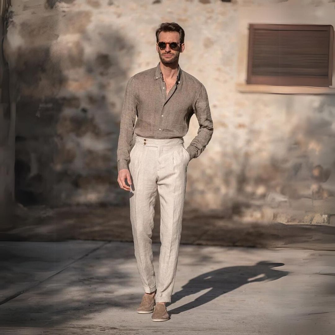 Benjamin -Linen Trousers