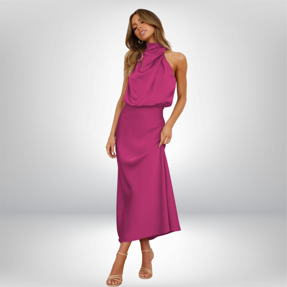 Evie | Elegant Dress With American Neckline