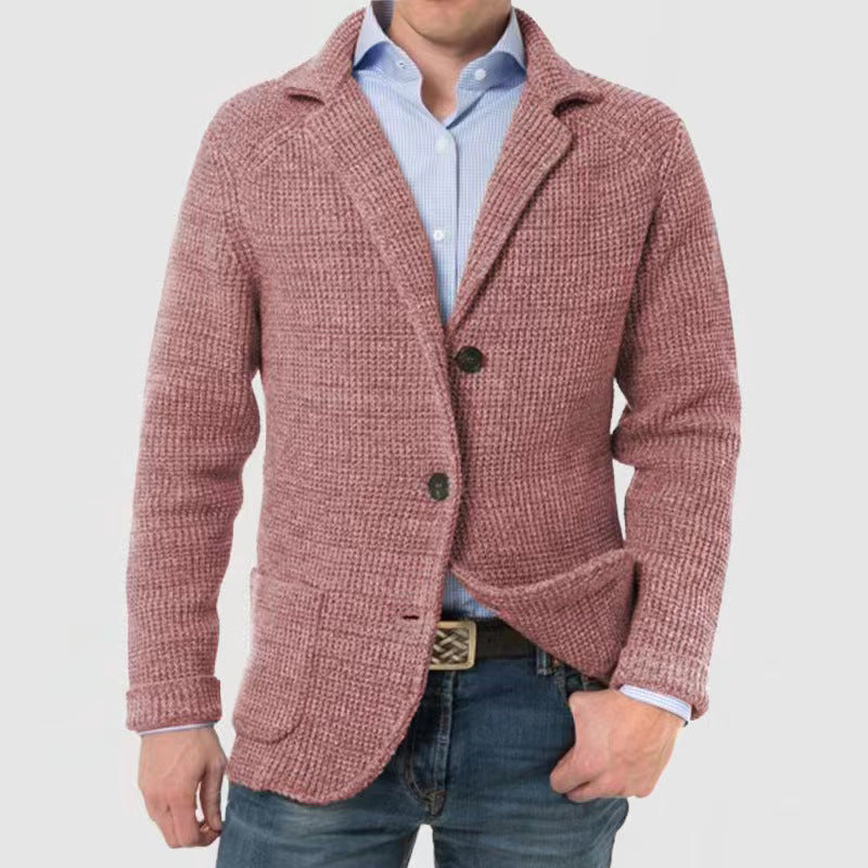 Liam - Elegant long-sleeved jacket with chapel pocket