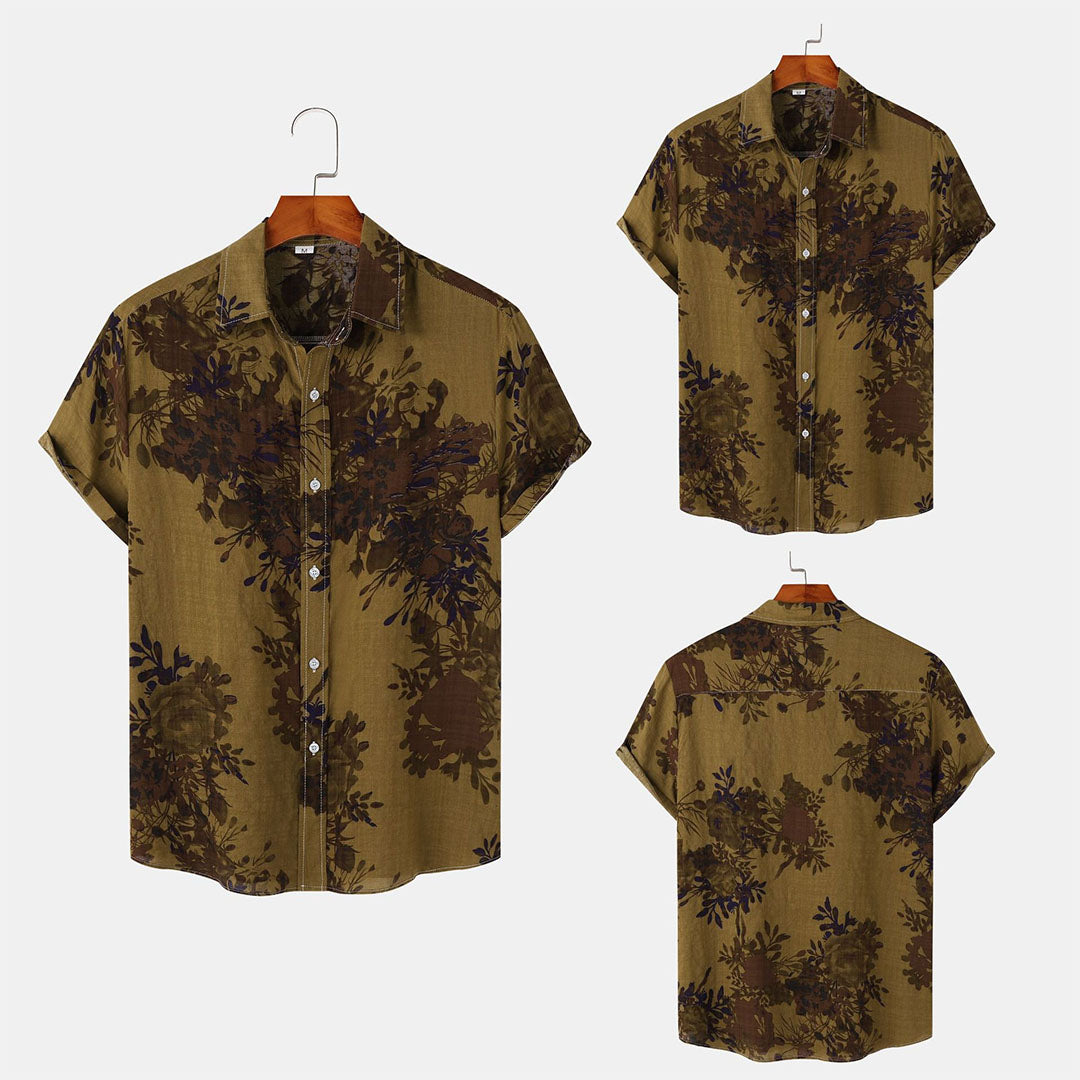 Eduardo - Floral shirt for men