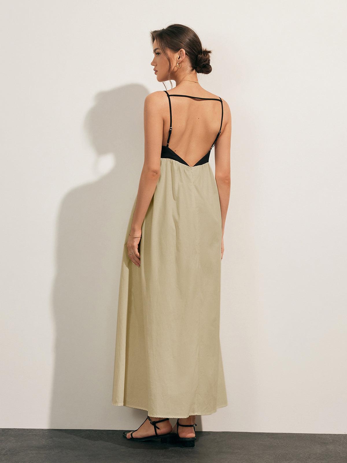 Luna | Open Back Dress