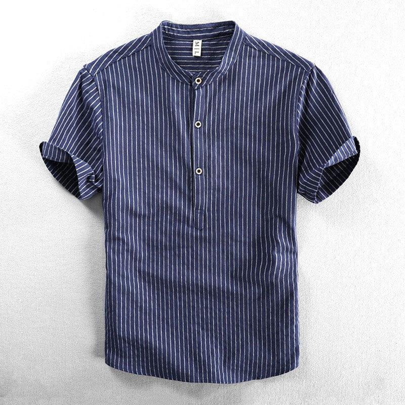 Darius | Striped Cotton Shirt