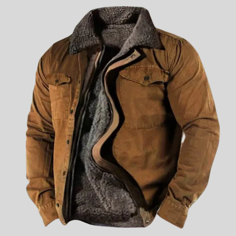 Jirrah - Casual Brown Jacket for Men