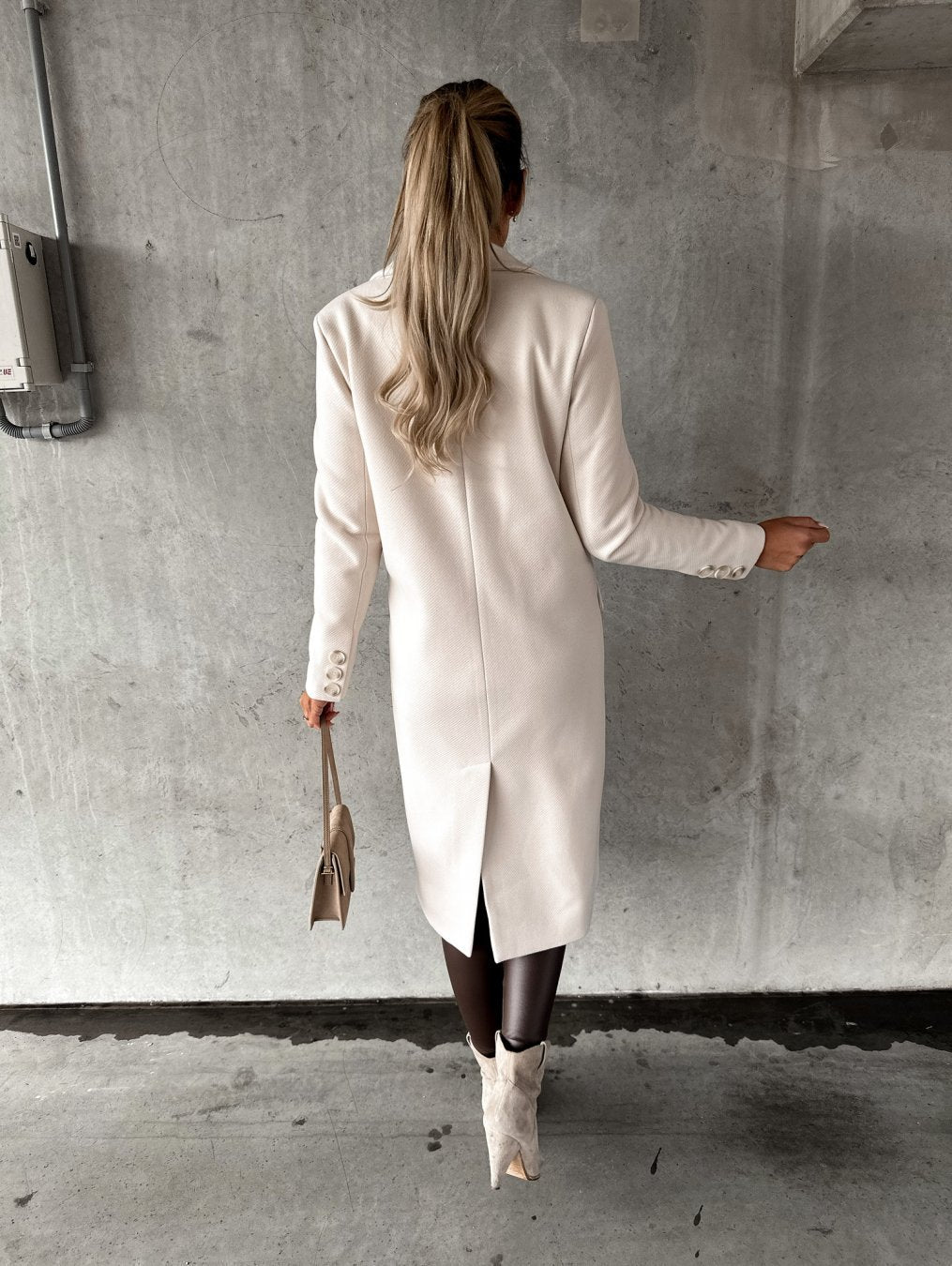 Walcey - Elegant Long Trench Coat for Women