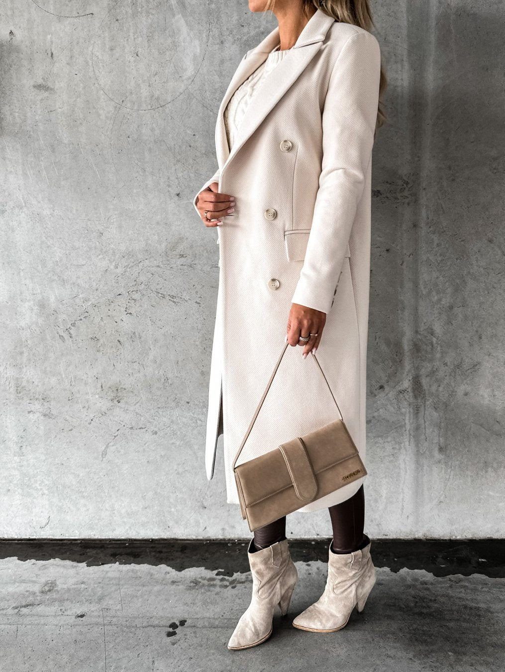 Walcey - Elegant Long Trench Coat for Women