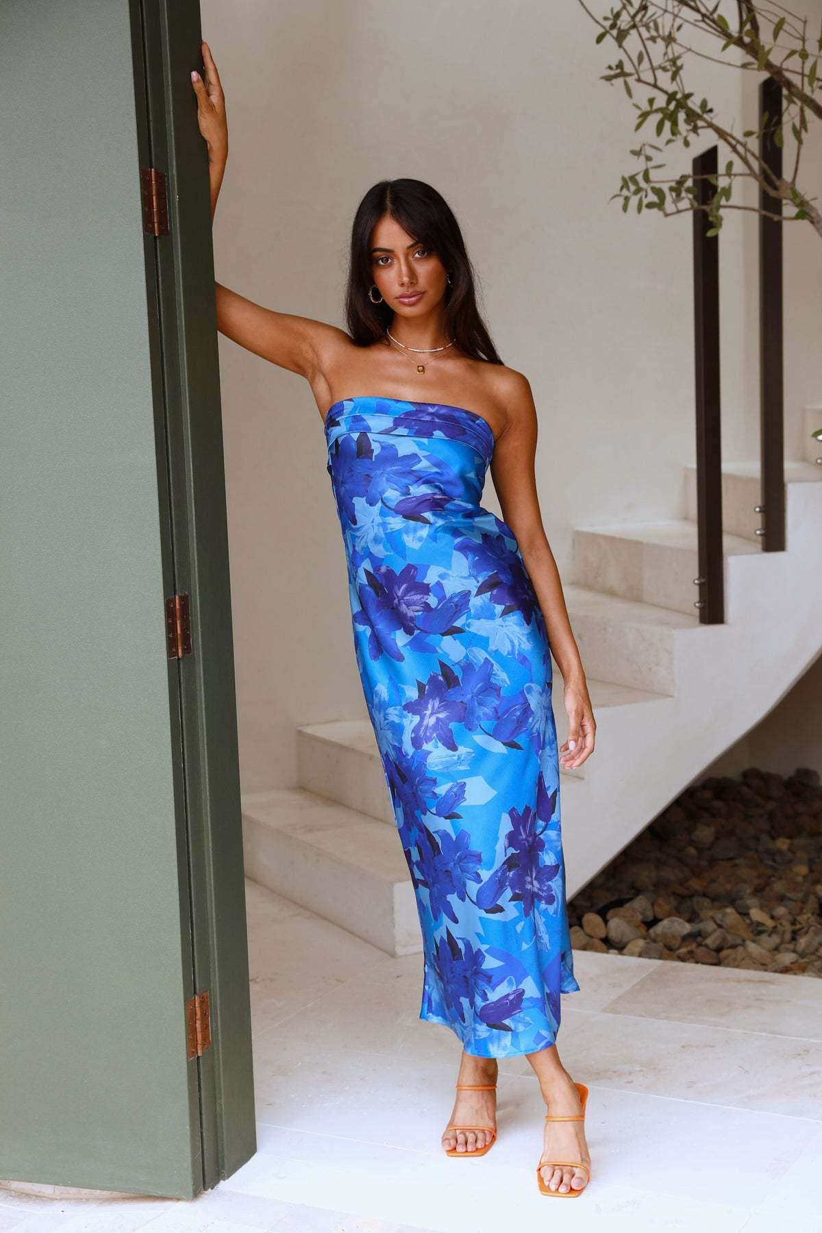 Gabriella | Silk Maxi Dress