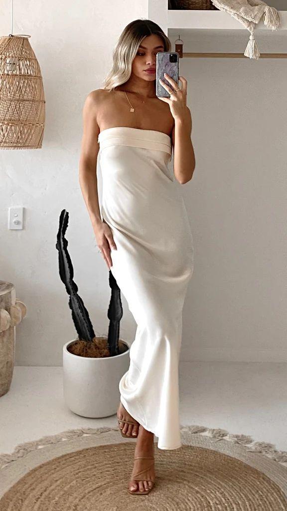 Gabriella | Silk Maxi Dress