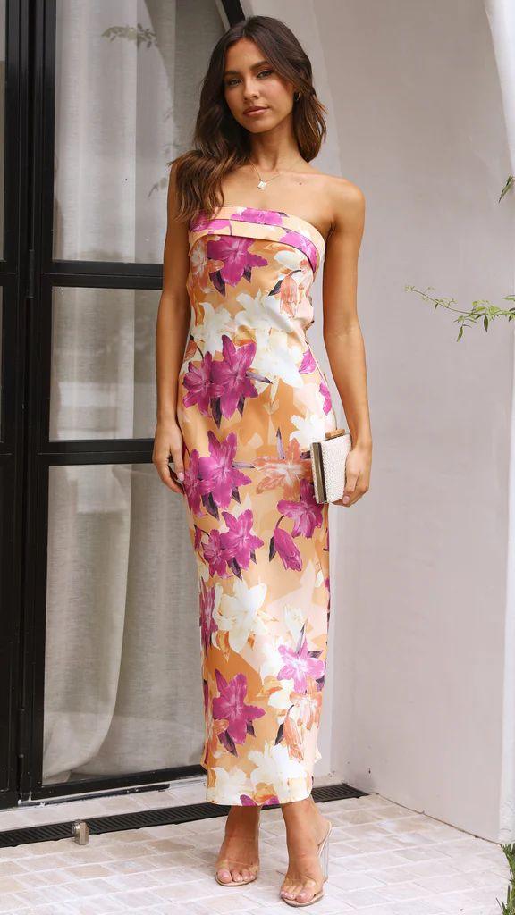 Gabriella | Silk Maxi Dress