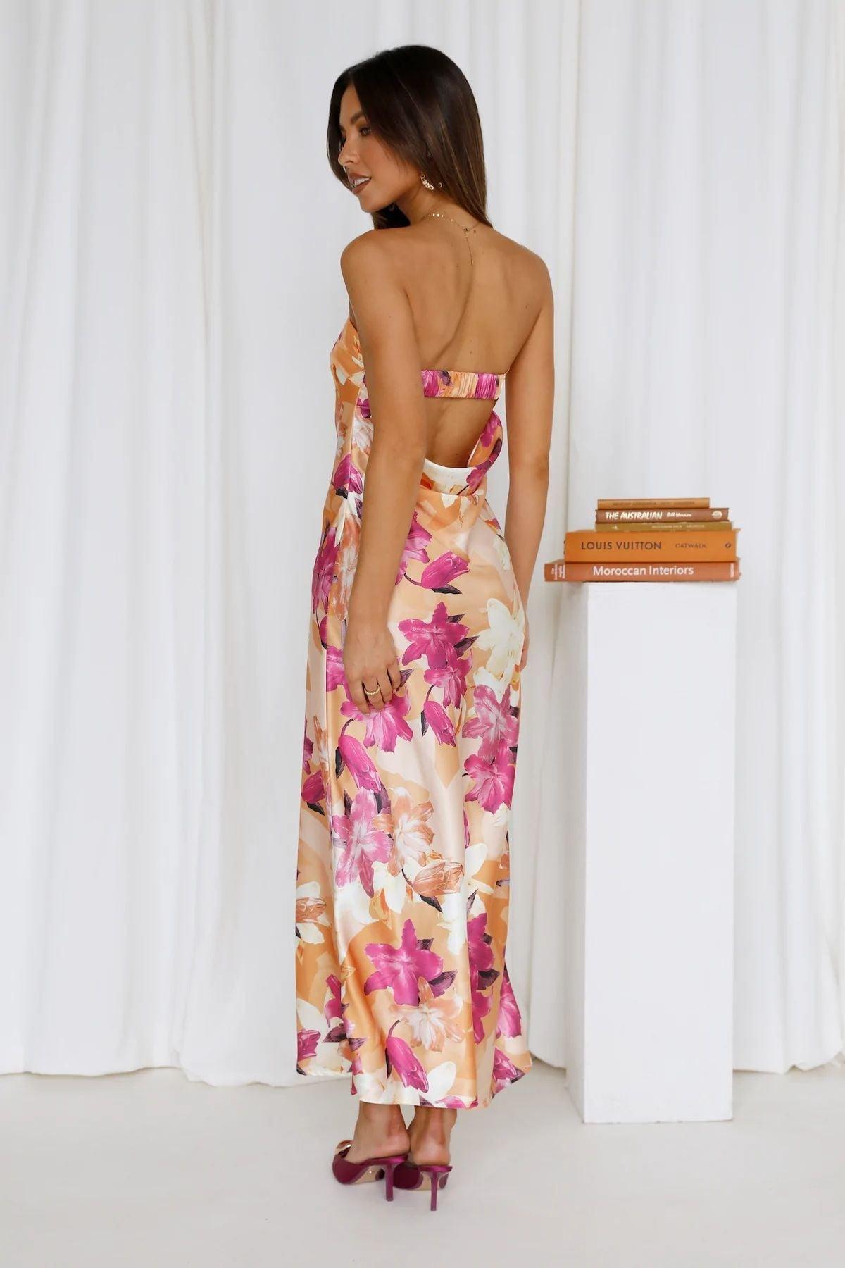 Gabriella | Silk Maxi Dress