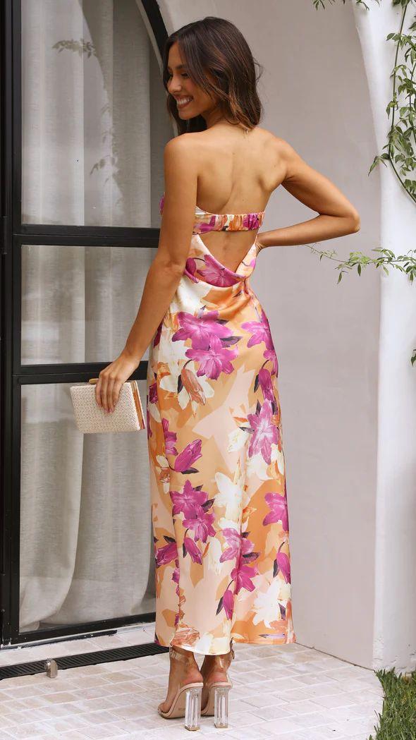 Gabriella | Silk Maxi Dress