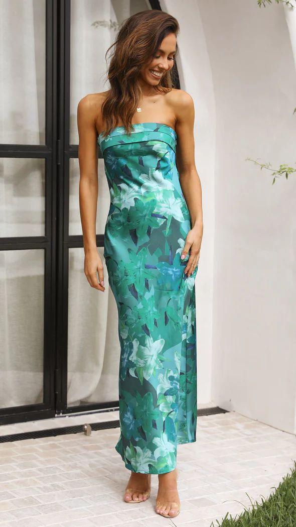 Gabriella | Silk Maxi Dress