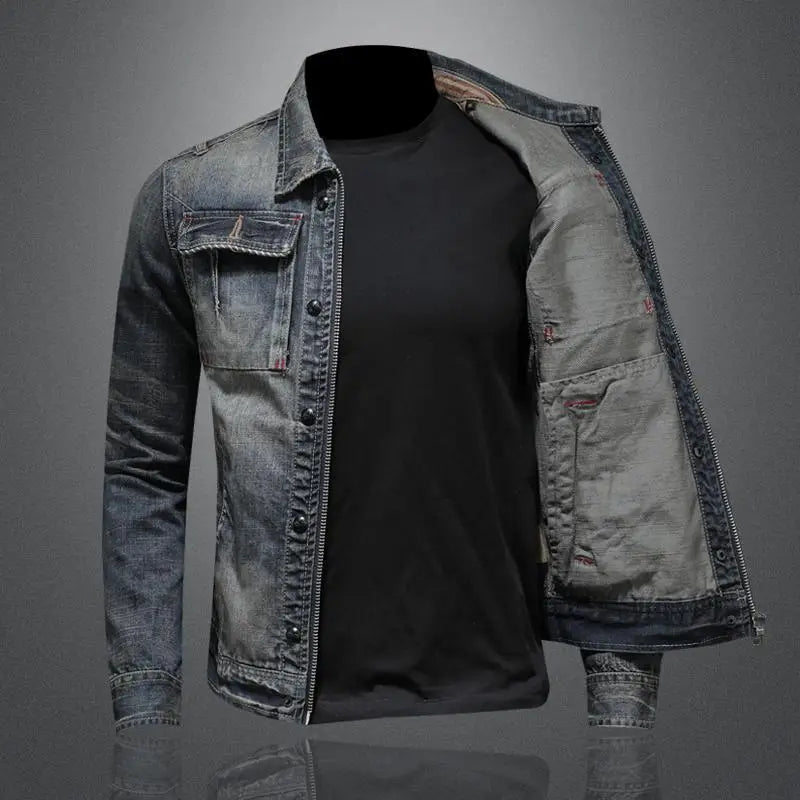 Tarkyn - Retro Denim Jacket for Men