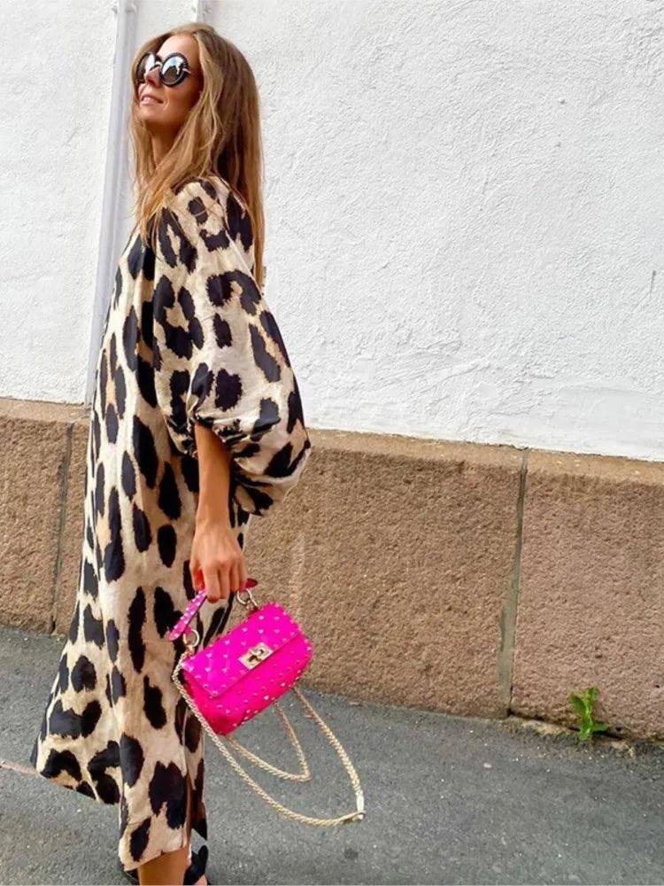 Maureen | Leopard Wrap Dress