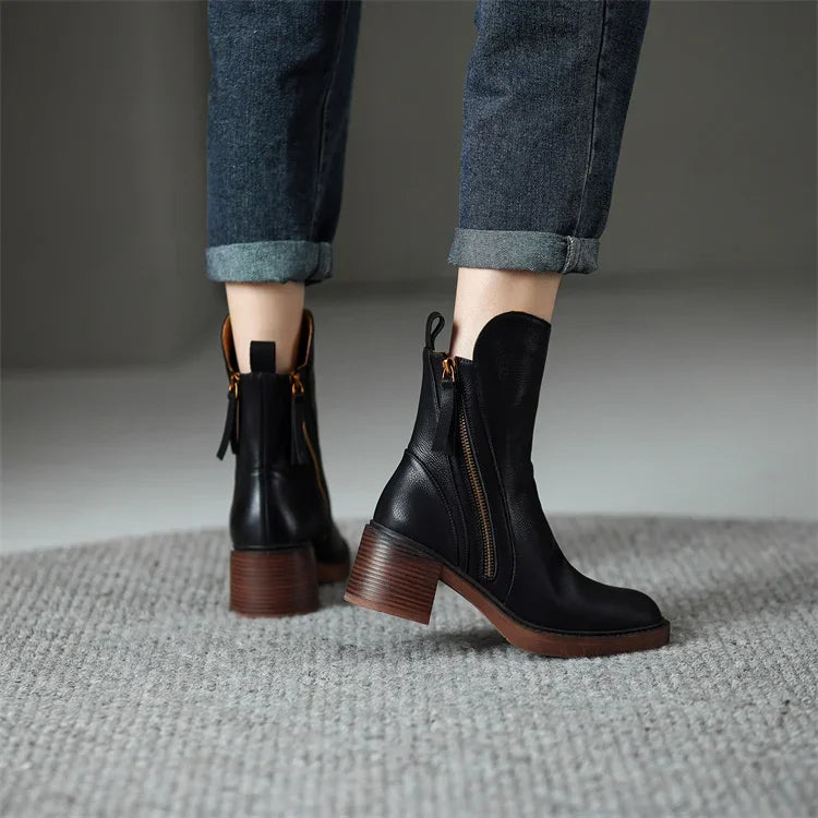 Katherine - Elegant Leather Boots