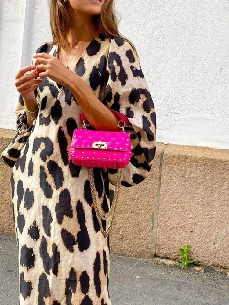 Maureen | Leopard Wrap Dress