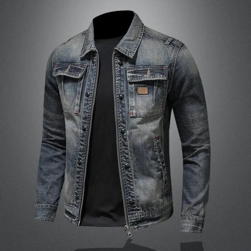 Tarkyn - Retro Denim Jacket for Men