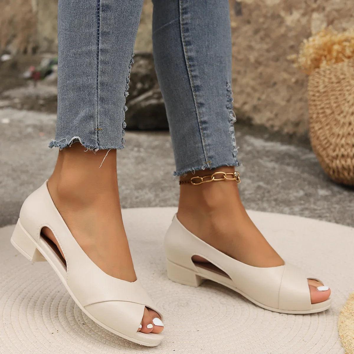 Mia | Low Heel Sandals