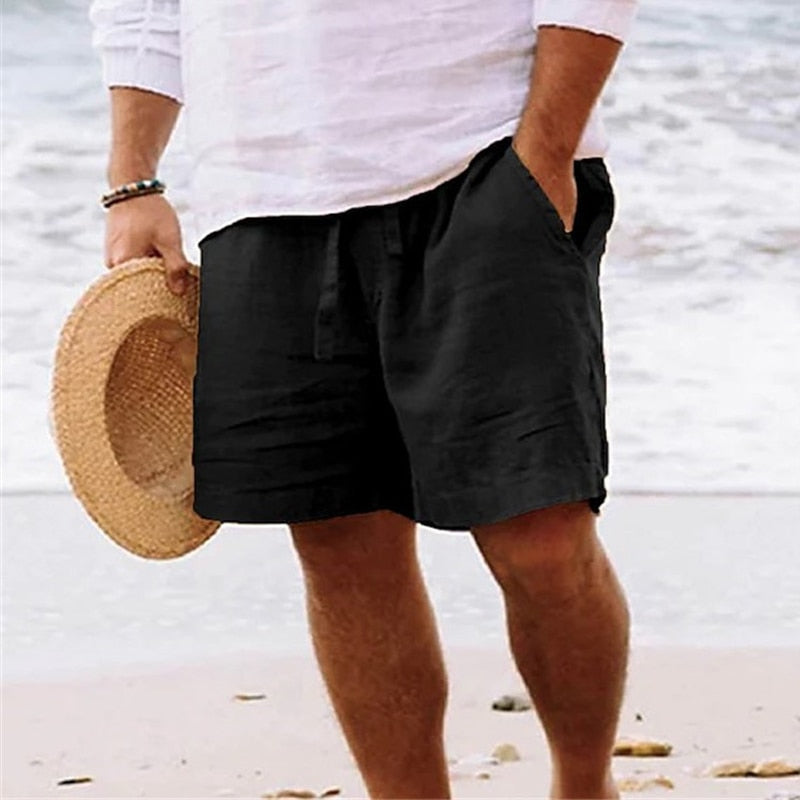 Anthony - Sustainable men's linen shorts made from organic linen