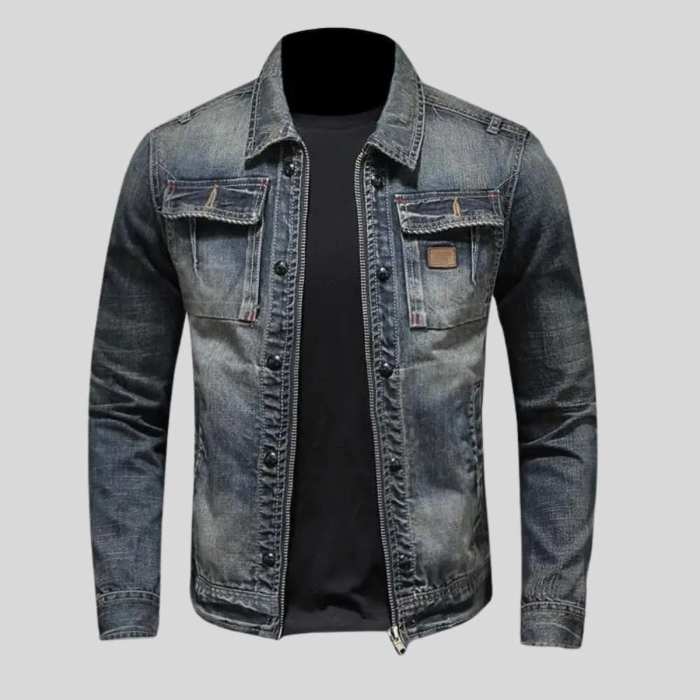 Tarkyn - Retro Denim Jacket for Men