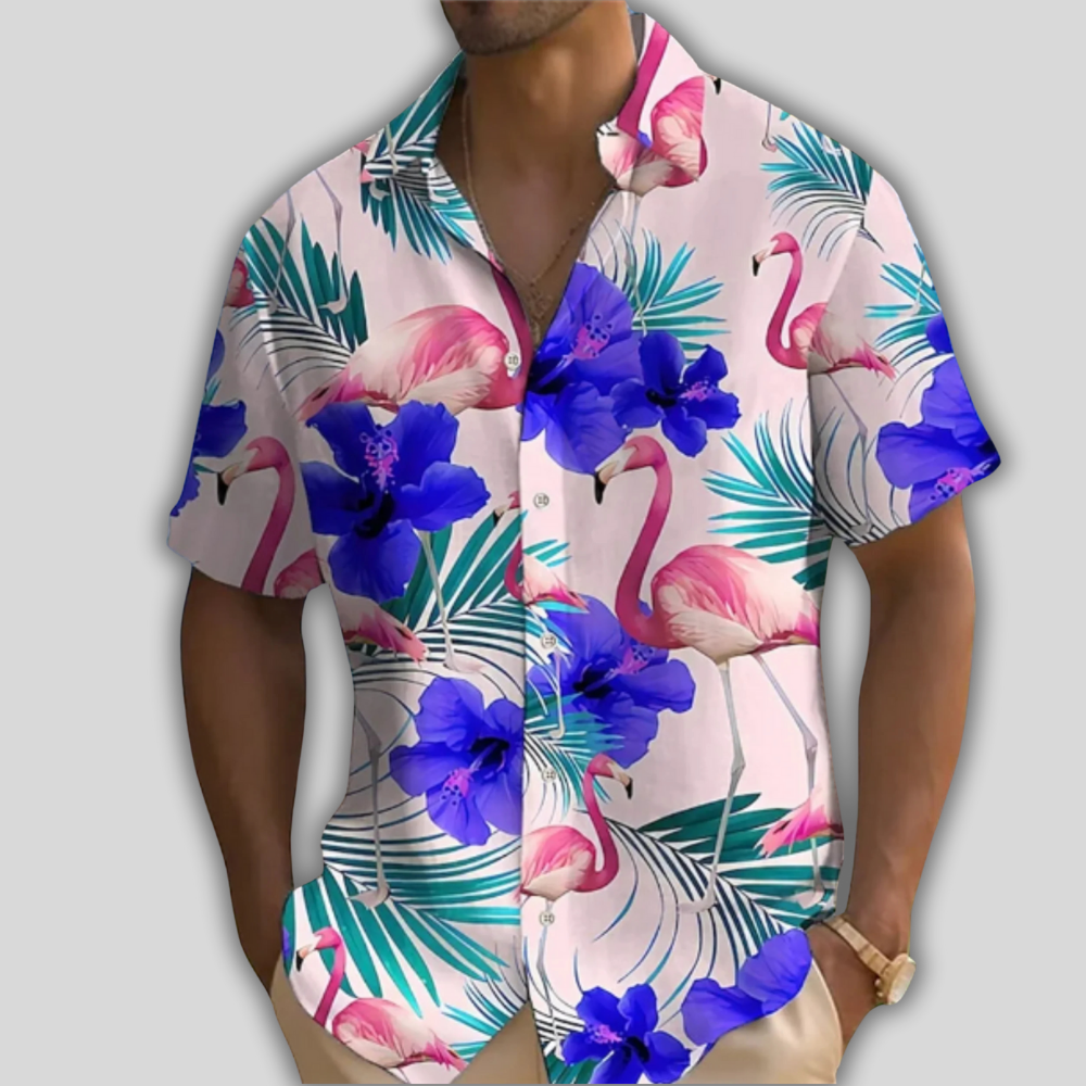 Lennart - Short-Sleeved Hawaiian Shirt