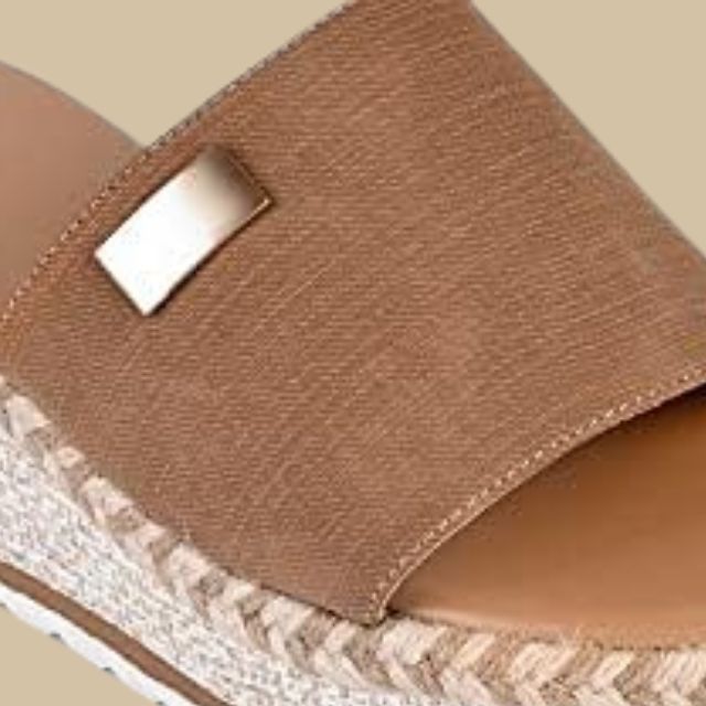 Annag - Casual wedge heel sandals with espadrille sole