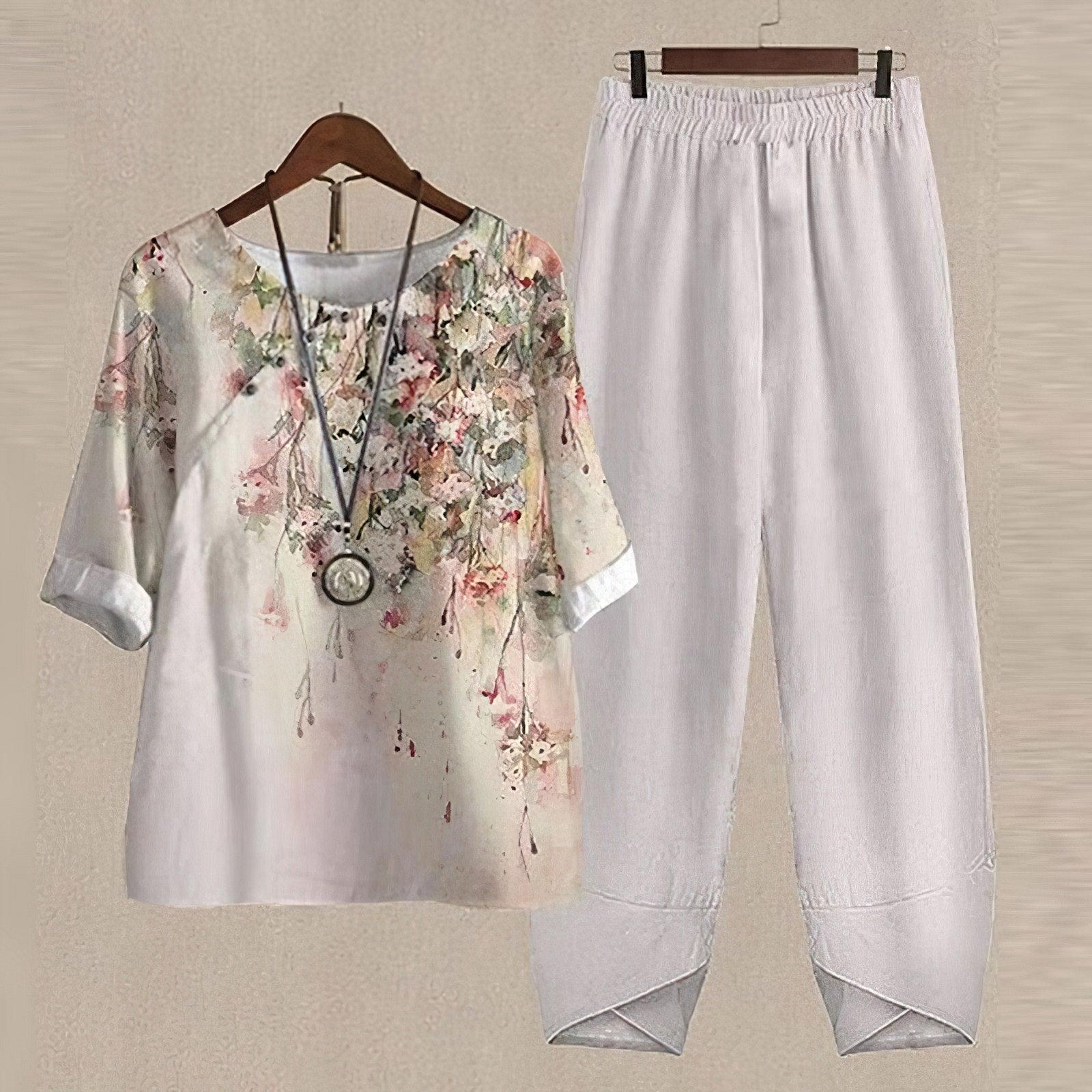 Annie | Chic Shirt & Pants Set