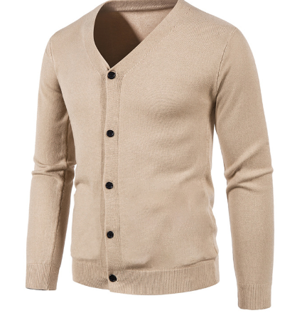 Gunner - Chunky casual jacket with V-neck