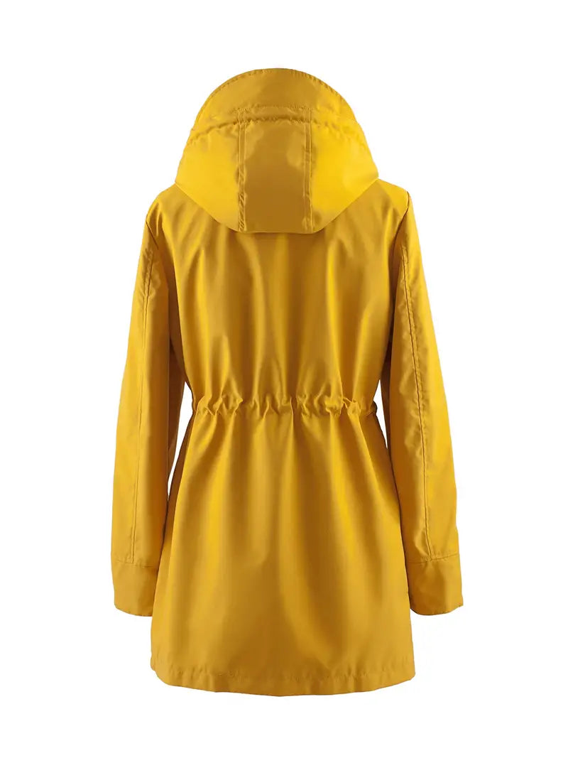 Kiah - Women's Elegant Long Sleeve Rain Coat