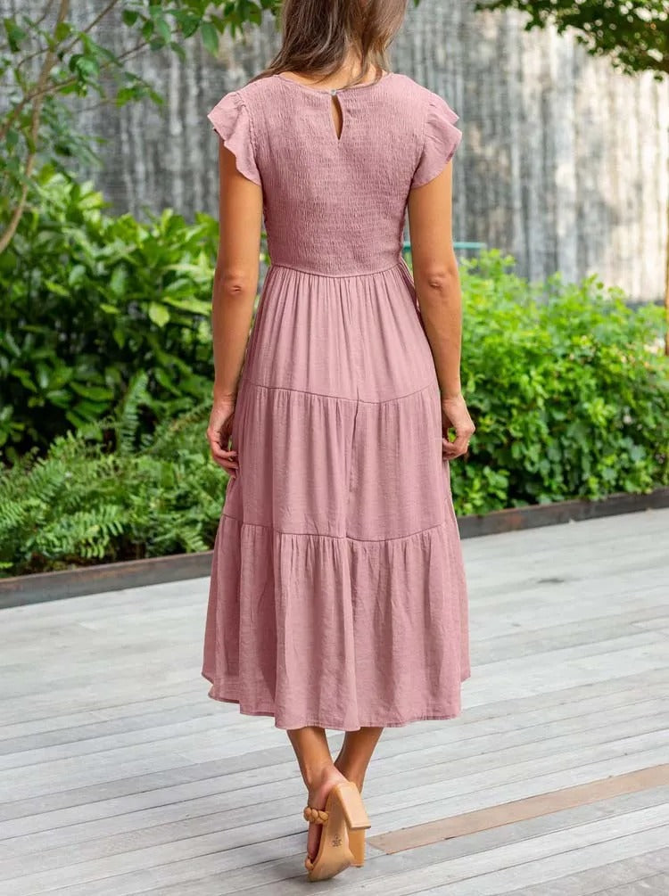 Natalie - Comfortable Maxi - Dress