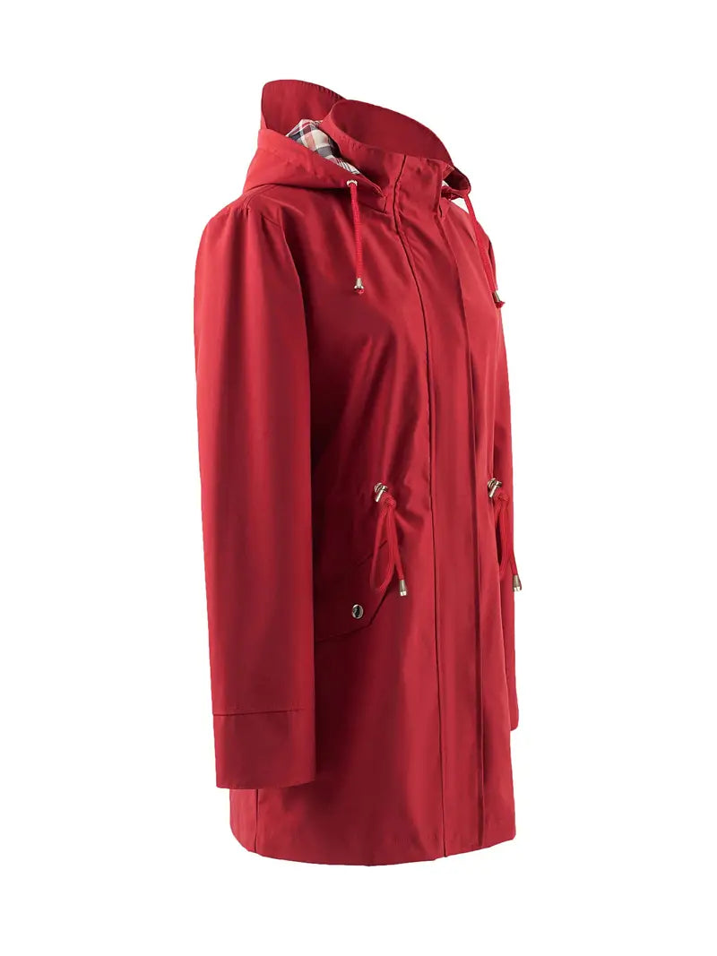 Kiah - Women's Elegant Long Sleeve Rain Coat