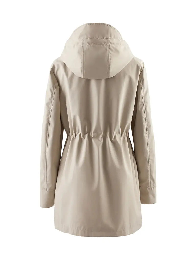 Kiah - Women's Elegant Long Sleeve Rain Coat