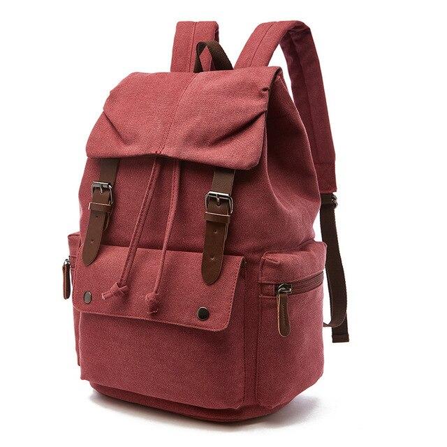 Large Vintage Canvas Backpack